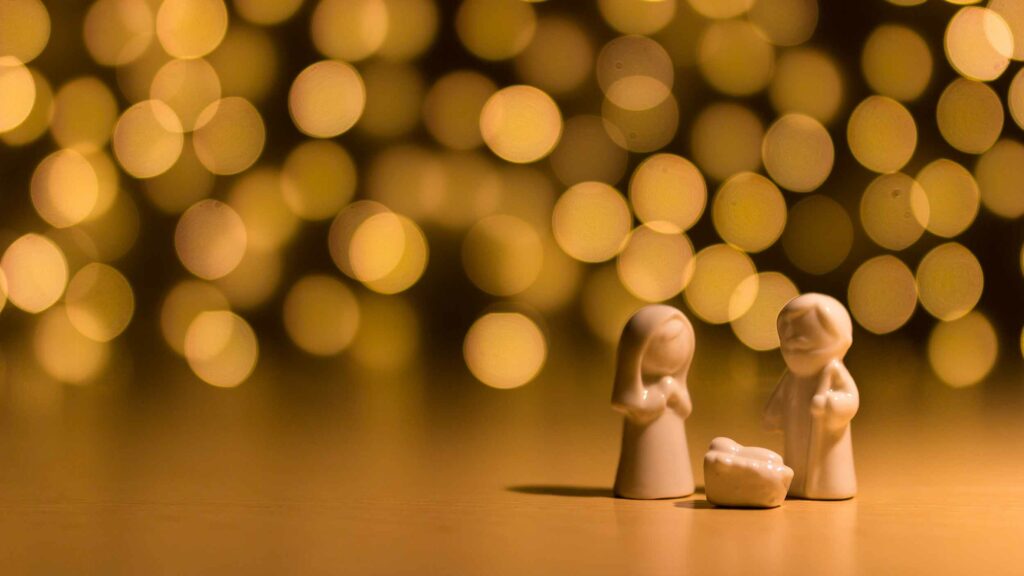 A simple nativity scene