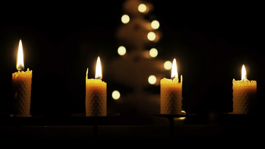 Advent candles